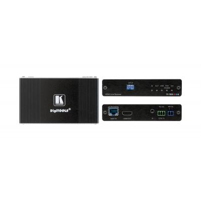 4K60 4:2:0 HDMI Bidirectional PoE Receiver with RS–232 & IR over Long–Reach HDBaseT